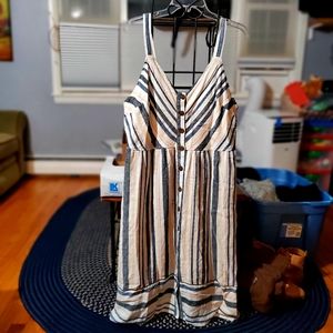 Universal Thread Lined Linen Dress Sz XL